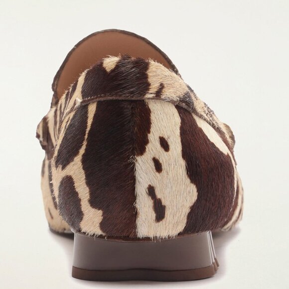NEW FARM Rio Animal Print Heeled Maximalist Preppy Coastal Cowgirl Loafer 10 - Picture 4 of 14